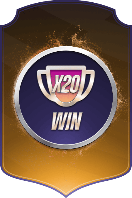 Vinci con il moltiplicatore x20