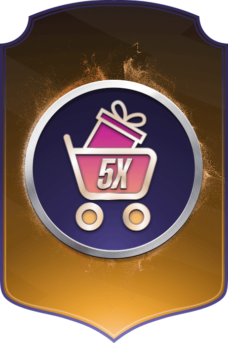 Effettua 5 acquisti in negozio